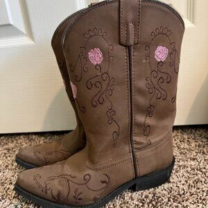 Shyanne Kids Floral Western Boots - Style 41478Y (Size 4D)